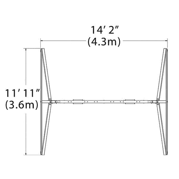 Free - Standing Swing Beam - bearplaygrounds