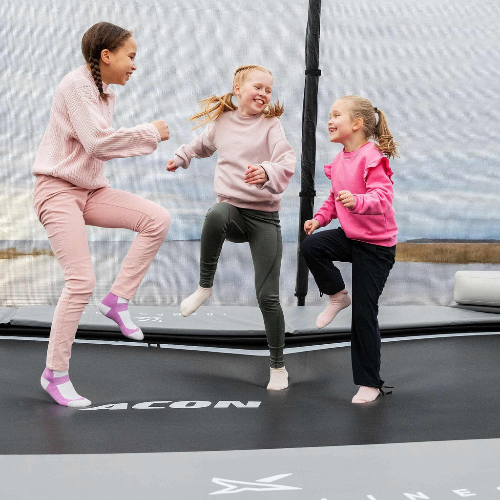 ACON X 17ft Rectangular Trampoline with Net & Ladder