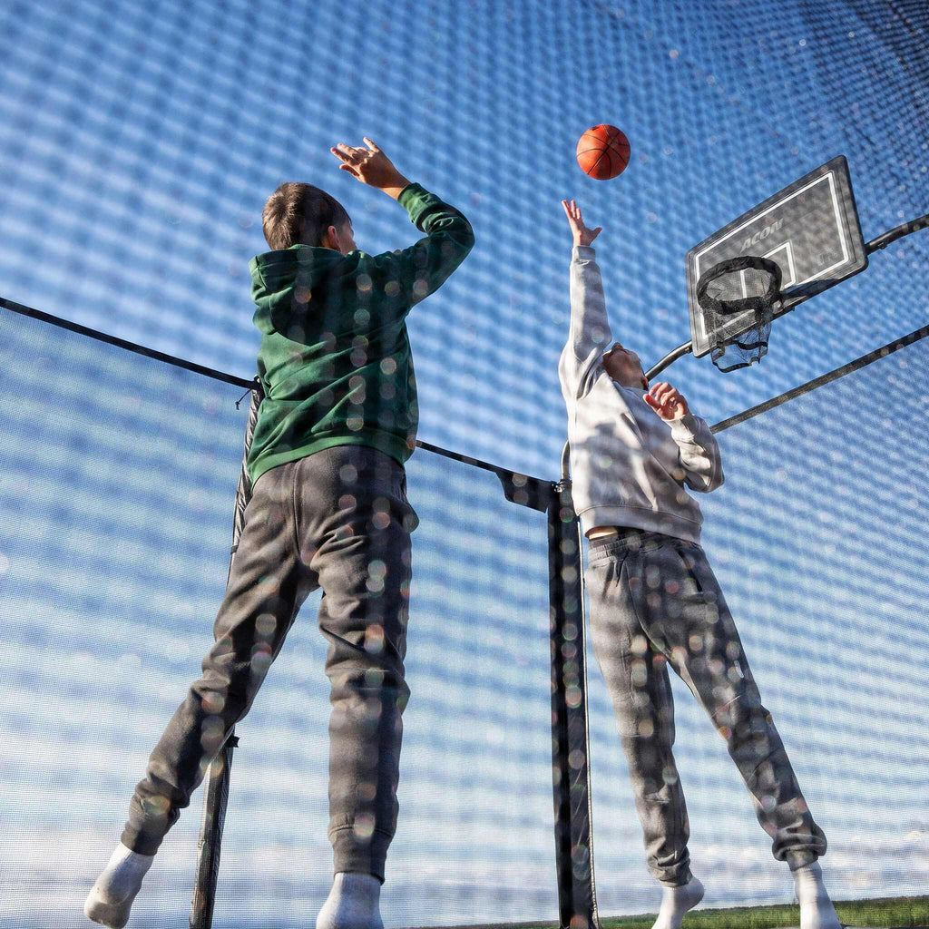 ACON X 17ft Rectangular Trampoline with Net & Ladder