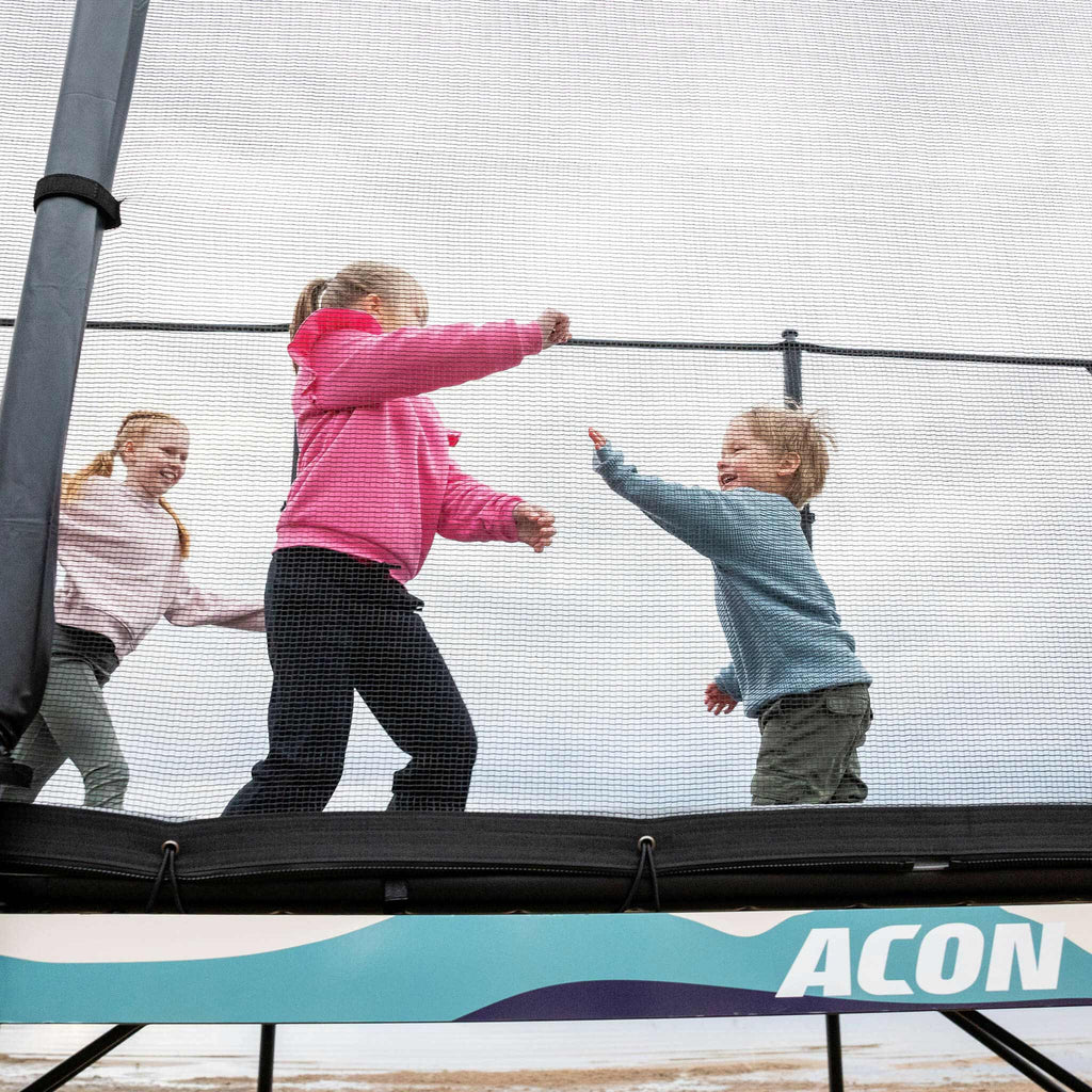 ACON X 17ft Rectangular Trampoline with Net & Ladder