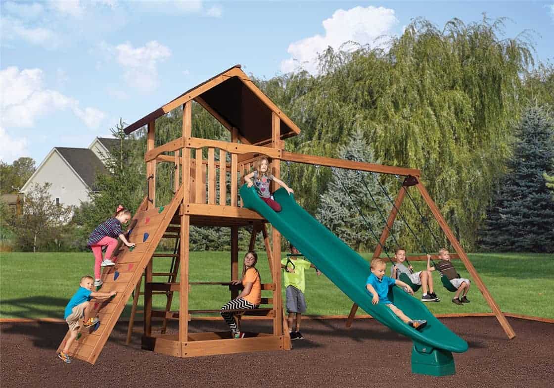 Olympian Outlook 1 - Wood Roof - bearplaygrounds
