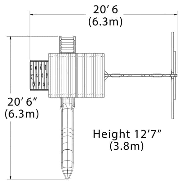 Olympian Treehouse XL 1 - bearplaygrounds