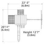 Olympian Treehouse XL 3 - bearplaygrounds