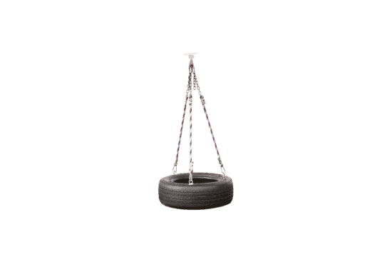 Three Rope Tire Swing - bearplaygrounds