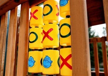 Tic Tac Toe Spinner Panel - bearplaygrounds
