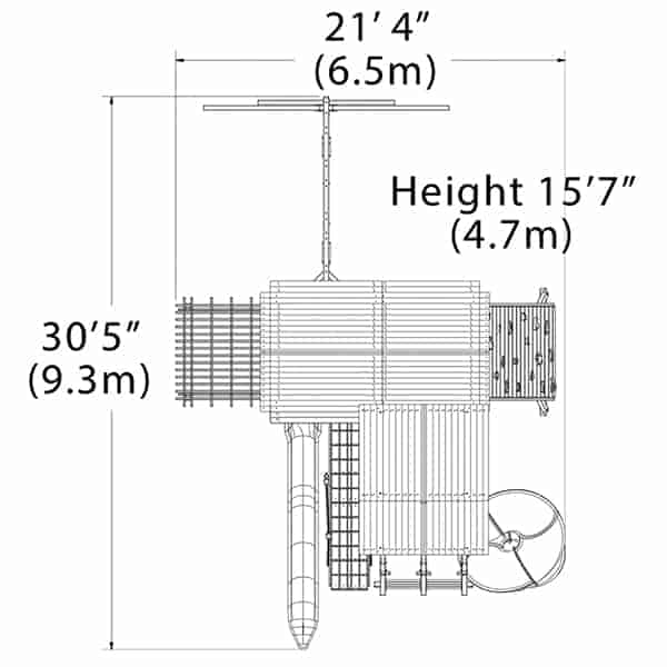 Titan Treehouse XL 10 - bearplaygrounds