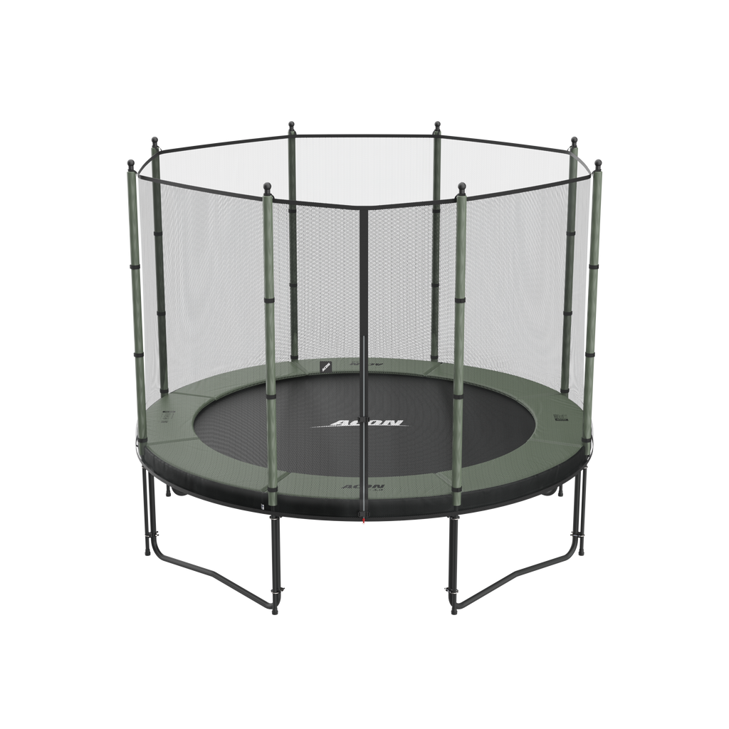 ACON Air 10ft Round Trampoline with Standard Enclosure transparent