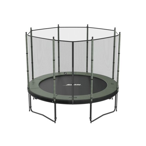 ACON Air 10ft Round Trampoline with Net & Ladder - bearplaygrounds