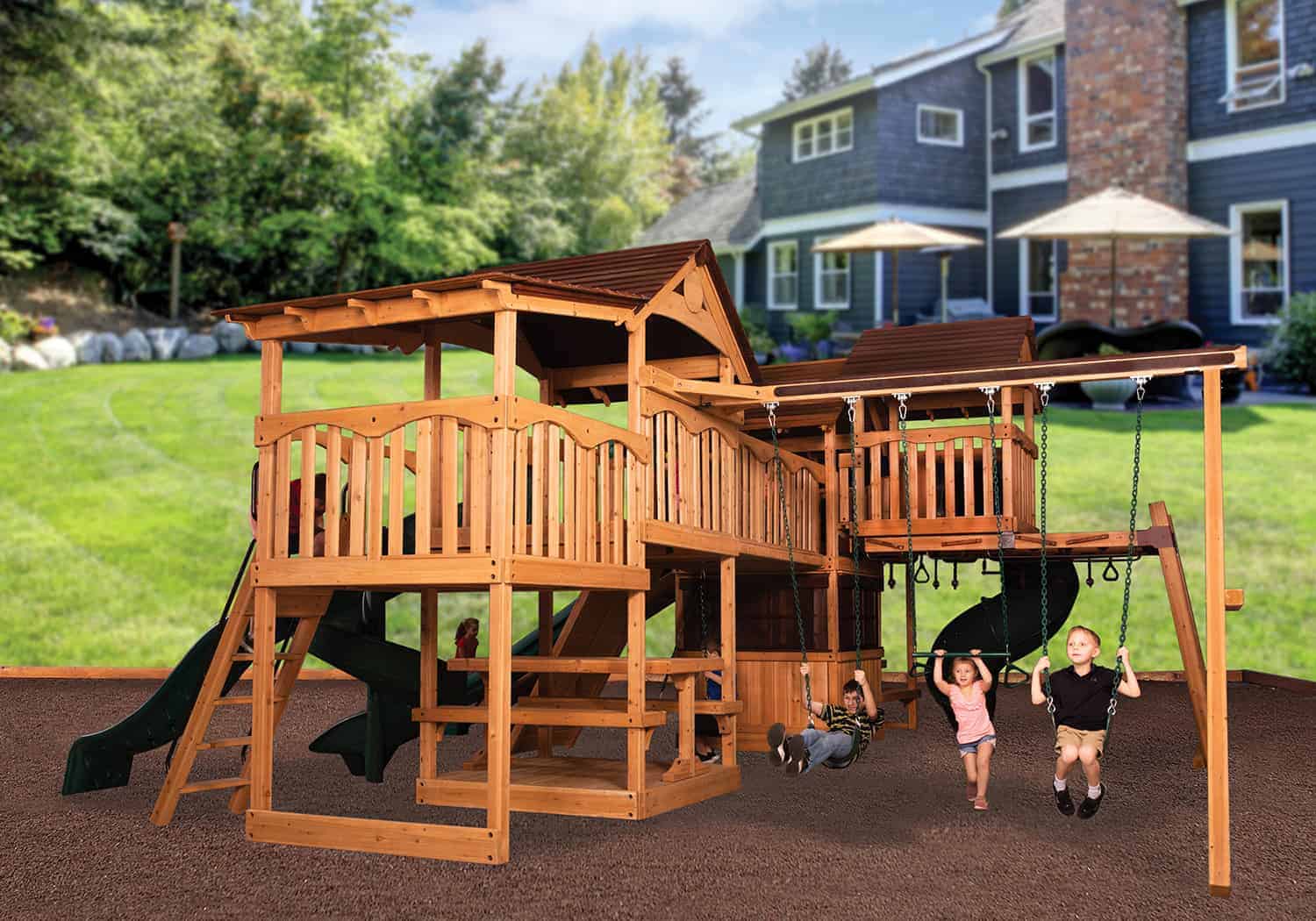 Treehouse Combo Playset - bearplaygrounds
