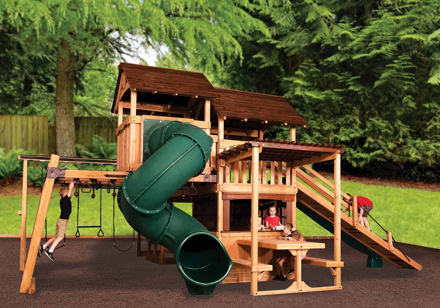 Treehouse Combo Playset - bearplaygrounds