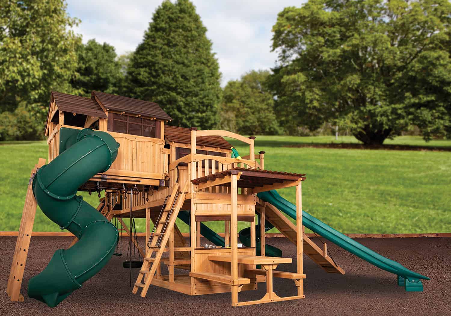 Treehouse Peak Combo Playset - bearplaygrounds