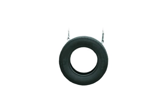 Two Rope Tire Swing - bearplaygrounds