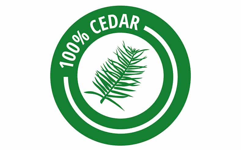 100% Cedar