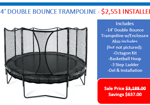 Double Bounce Trampoline