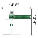Basecamp 22 Maintenance Free Backyard Playset Topview