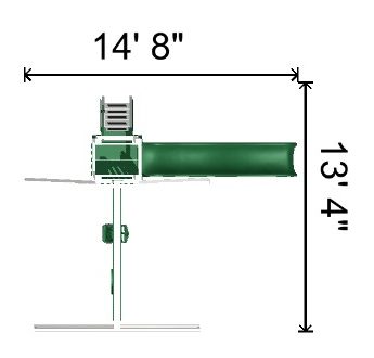 Basecamp 22 Maintenance Free Backyard Playset Topview
